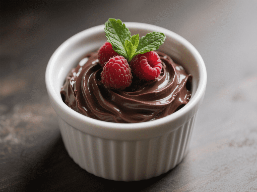 Decadent Dark Chocolate & Avocado Mousse
