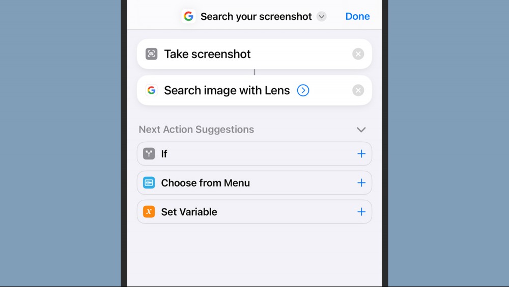 Screenshot of "Search your screenshot"