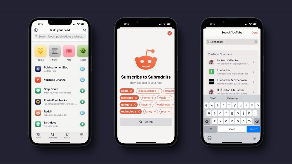 Building your own feed.