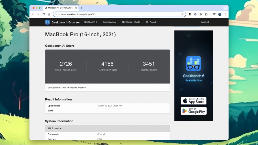 Geekbench AI