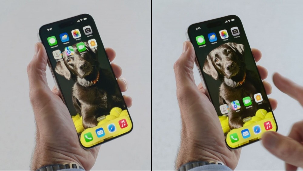 custom app icon placement