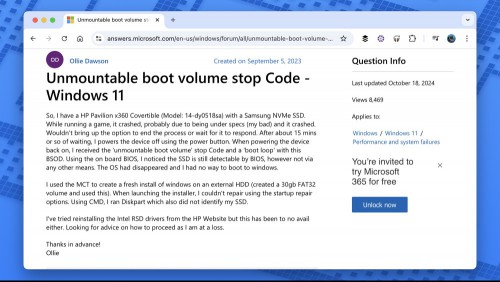 PC troubleshooting