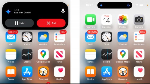 Gemini in the iPhone Dynamic Island
