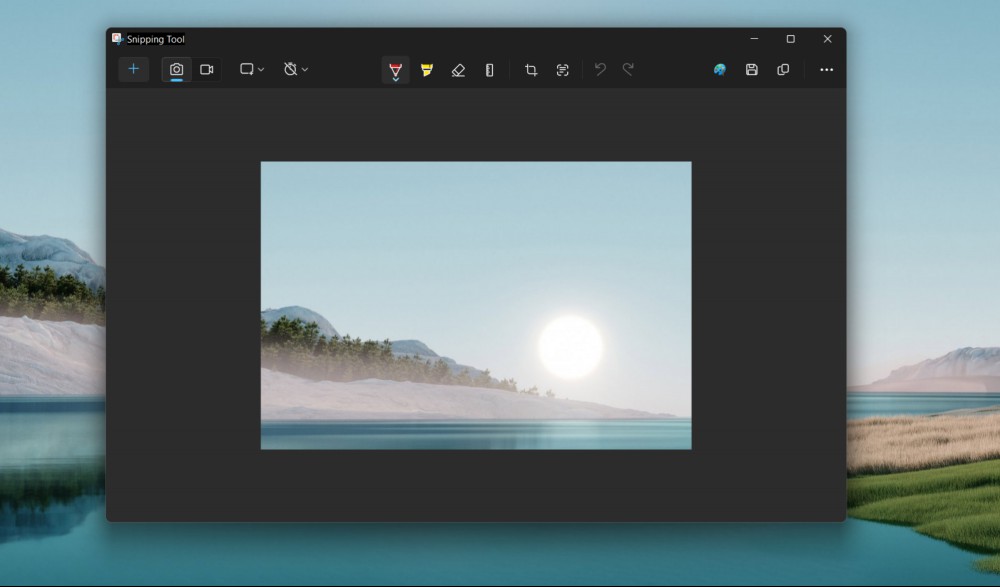 using the snipping tool