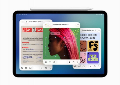 Preview app for iPad.