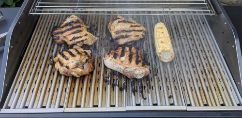 Image of chicken thighs and corn on the Current
