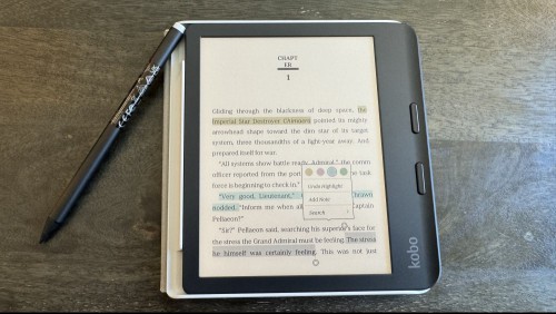 Highlighting on Kobo Libra Colour