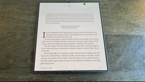 Galaxy Z Fold 7 showing the Kindle app