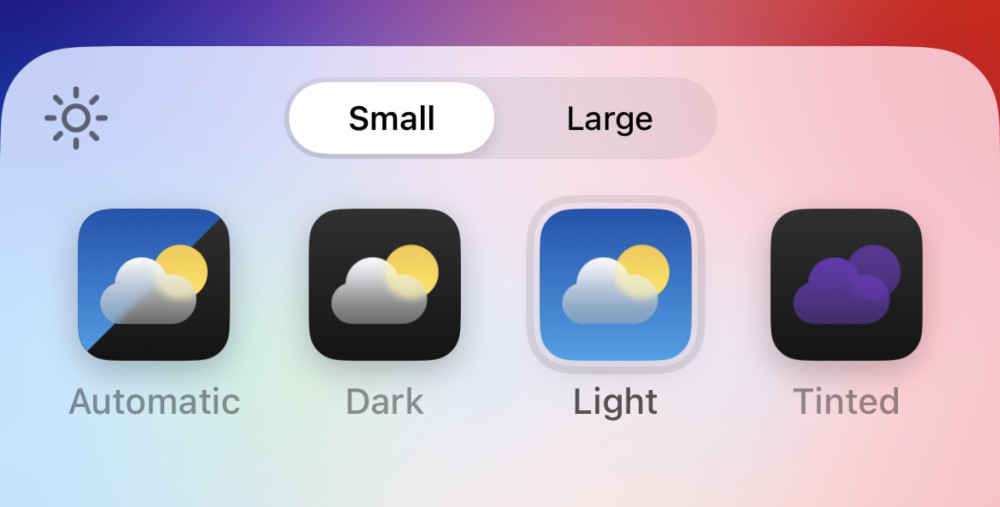 Switch to large option for Home Screen on iPhone.