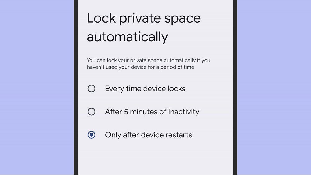 Android Private Space