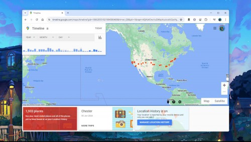 Google Account activity