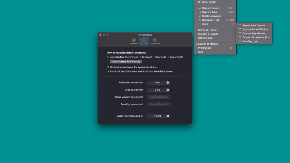 screenshot of Shottr