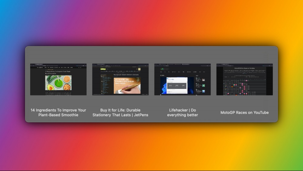 The window previews feature working on a Mac, via Almighty.