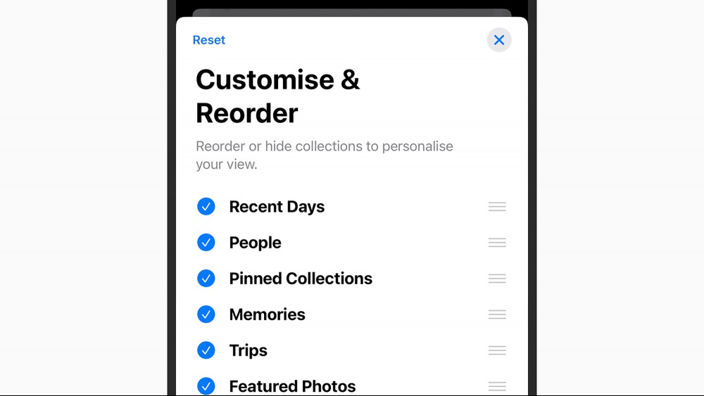 iOS Photos app