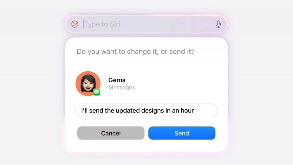 Updated Siri example