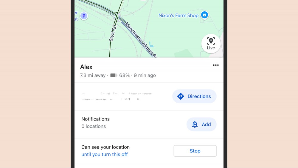 iPhone Google Maps