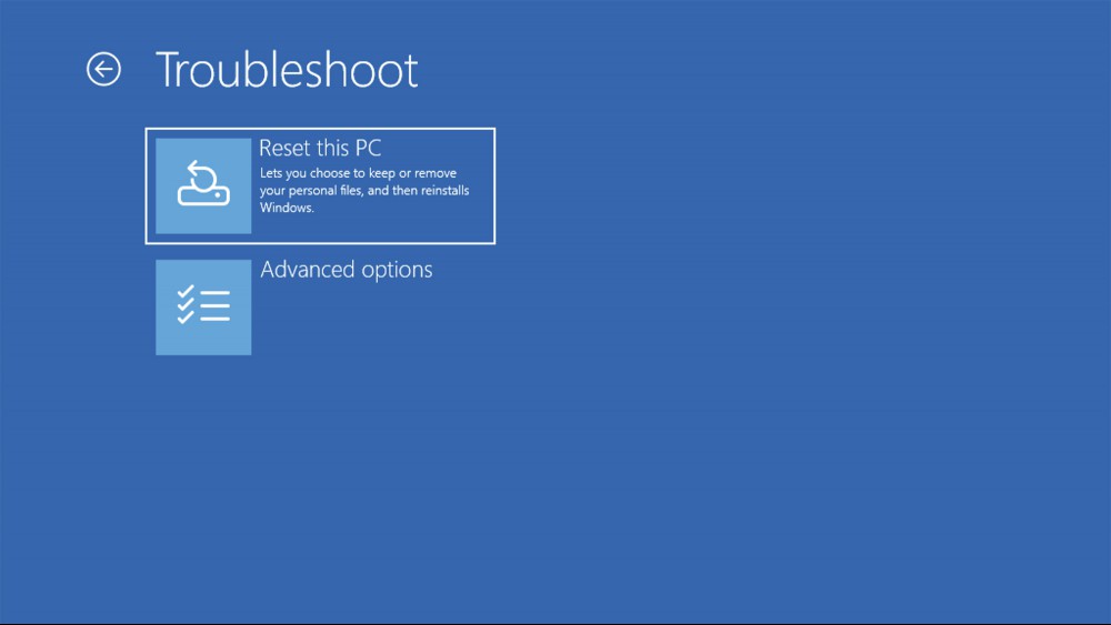Windows Recovery Environment