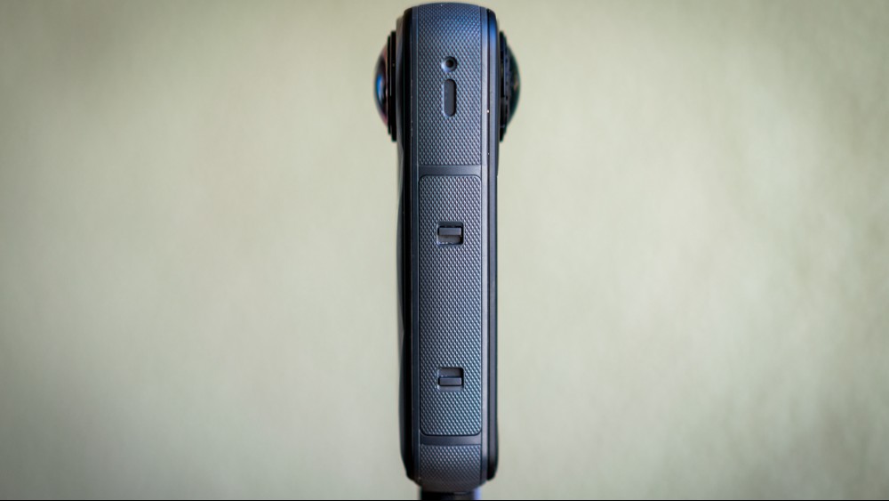 Insta360 X5 from side