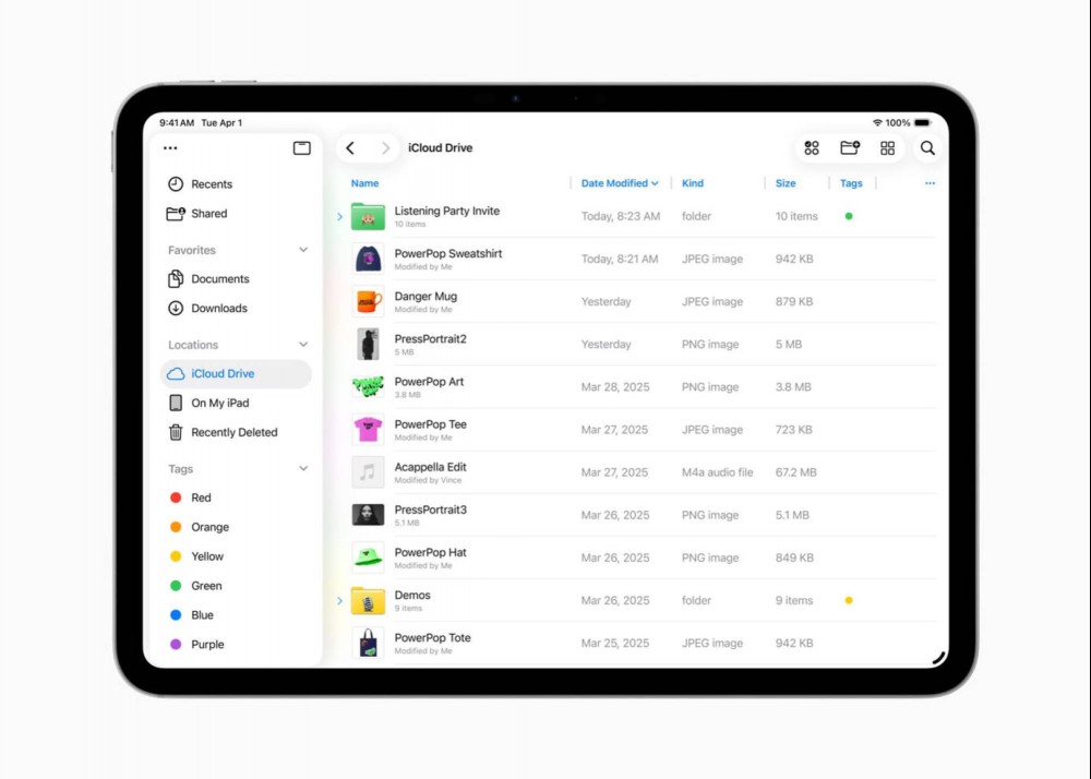 Apple Files app