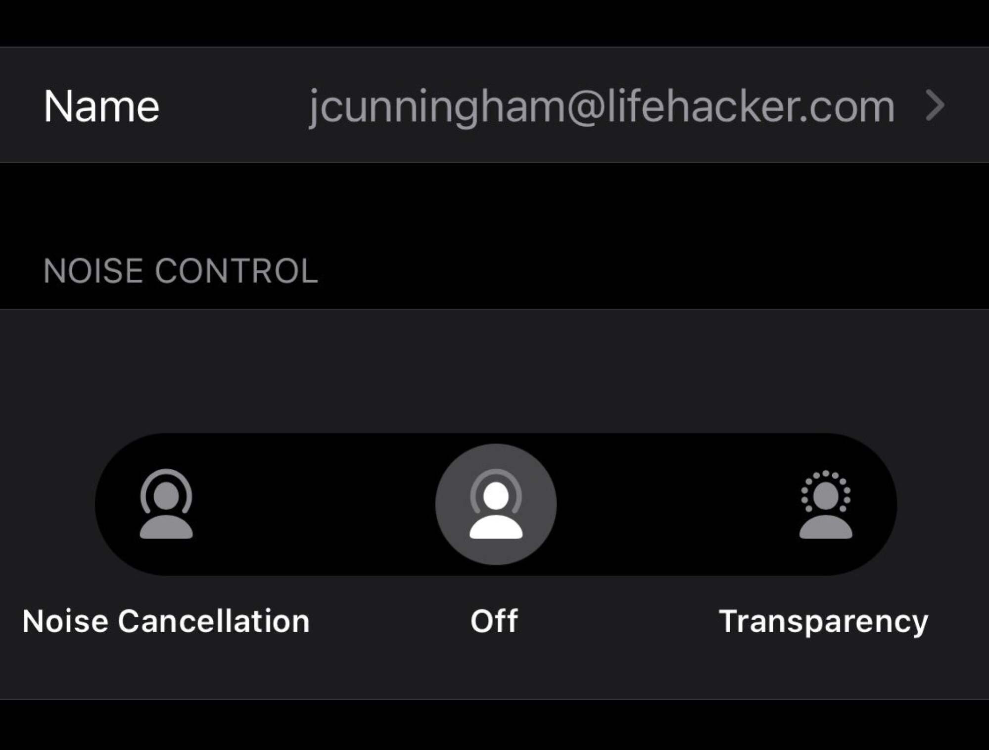 a screenshot of the bluetooth settings menu in iOS 14.7