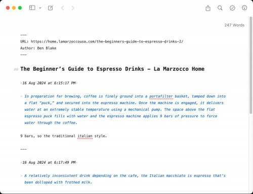Exported highlights and notes in Markdown format.