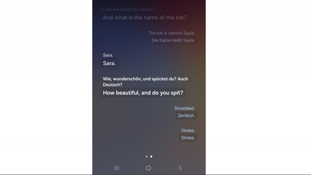 Call translation on Galaxy Z Fold 7