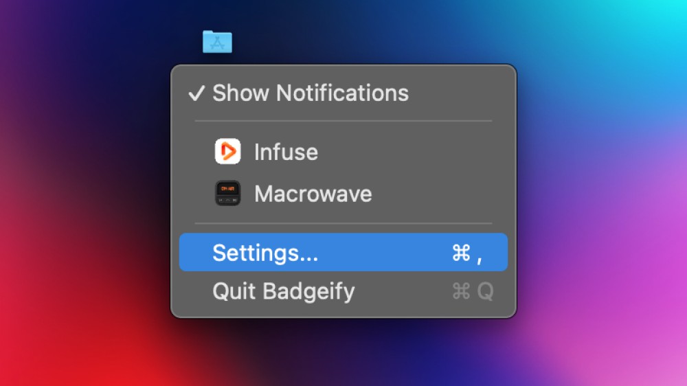 Badgeify folder