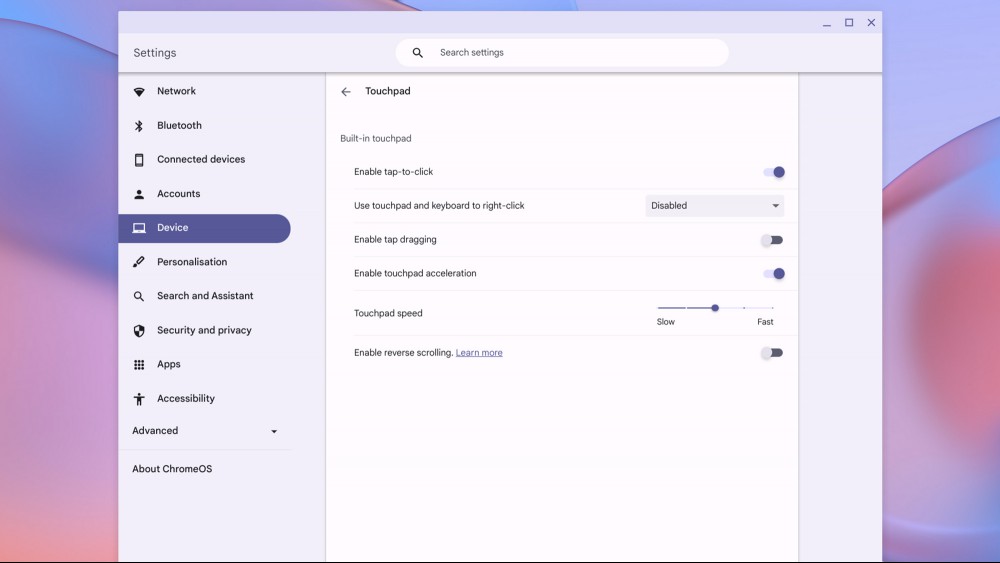 ChromeOS Settings