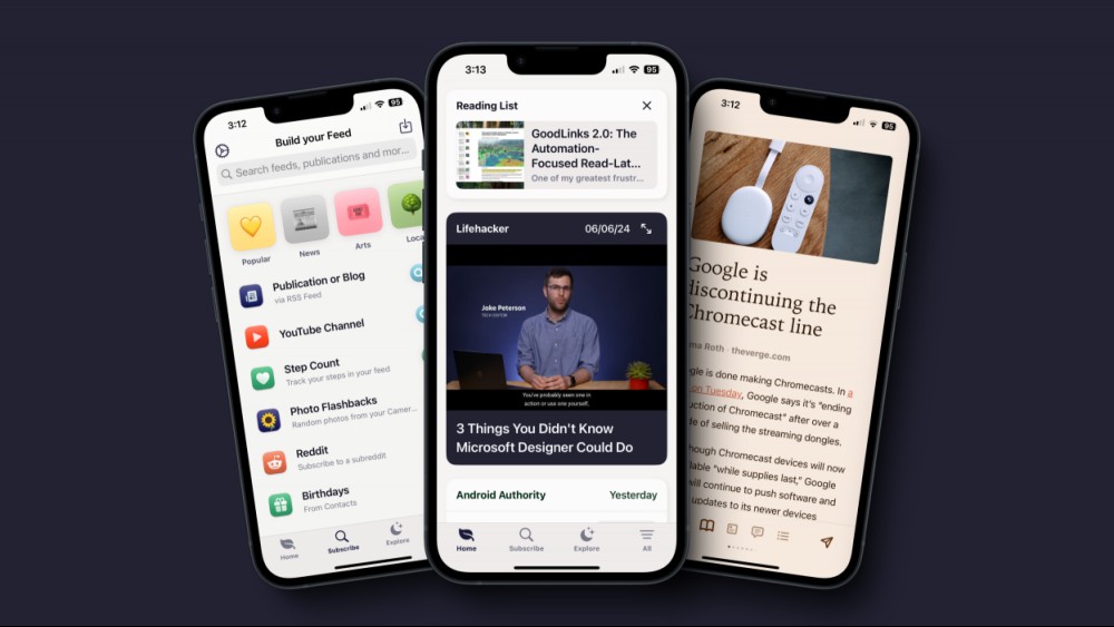 Feeeed RSS and Social reading app for iPhone.