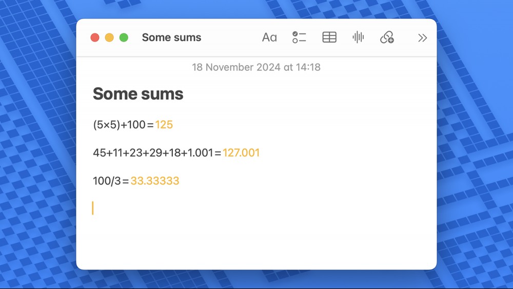 Math Notes on the Mac