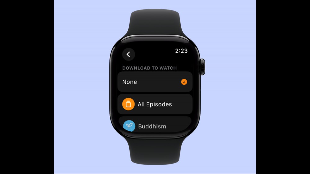 Apple Watch Offline Playback.