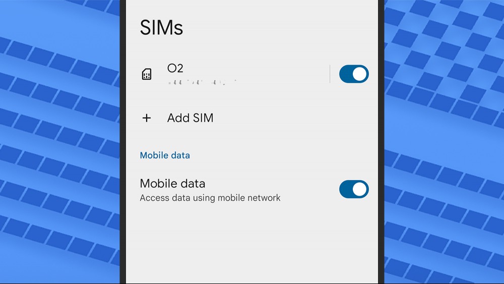 SIM settings