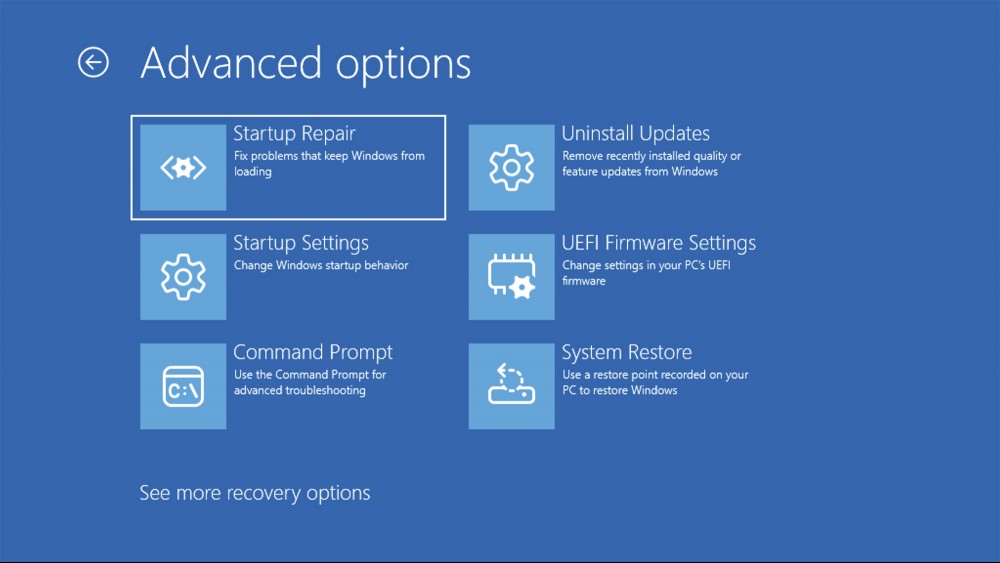 Windows Recovery Environment