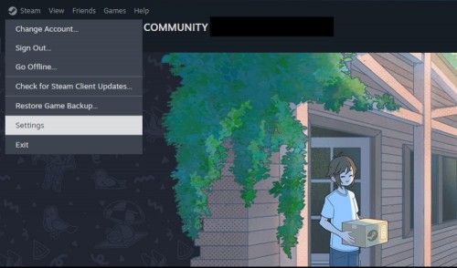 Screenshot of Steam