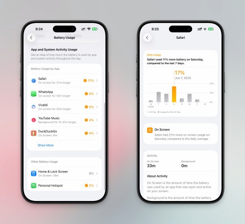 Detailed Battery Graph