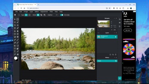Pixlr Editor program