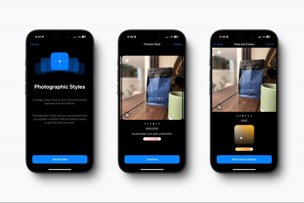 Creating yourwn Photographic Style defaults on iPhone.