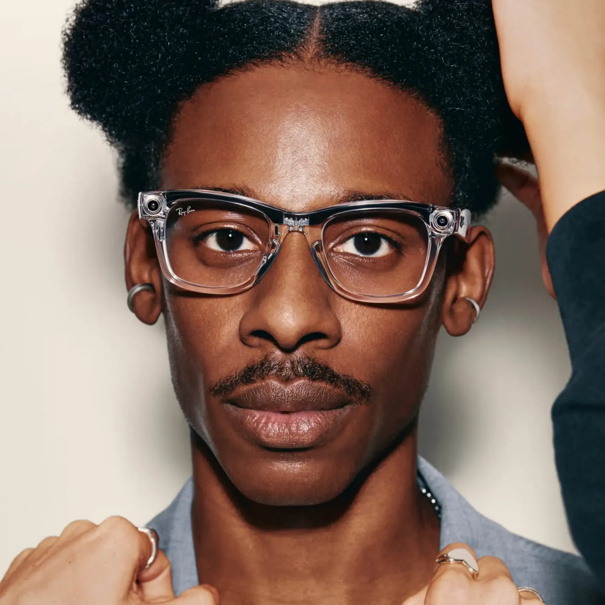 Transparent Ray-Ban Meta Glasses