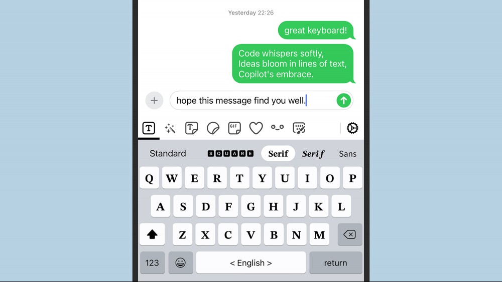 Fonts Art keyboard