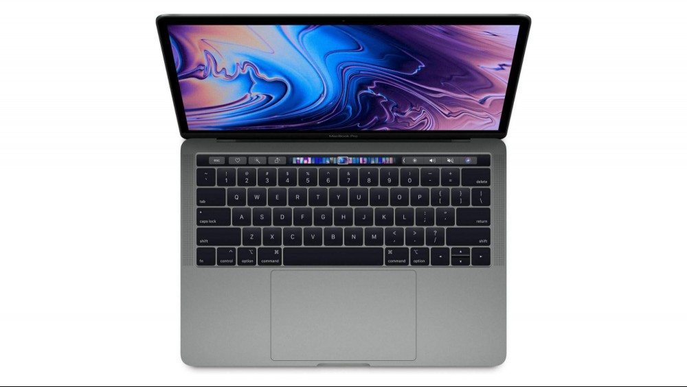 MacBook with touch bar