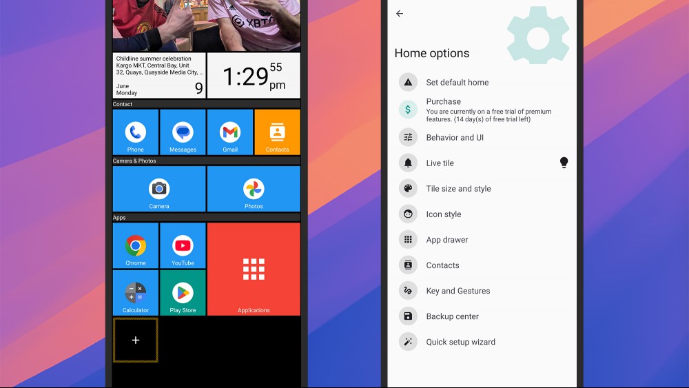 Square Launcher