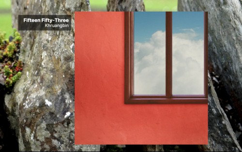 The album art for Khruangbin's latest album is seen, along with the track title Fifteen Fifty Three and the artist name. It's a screenshot of the application Lofi.