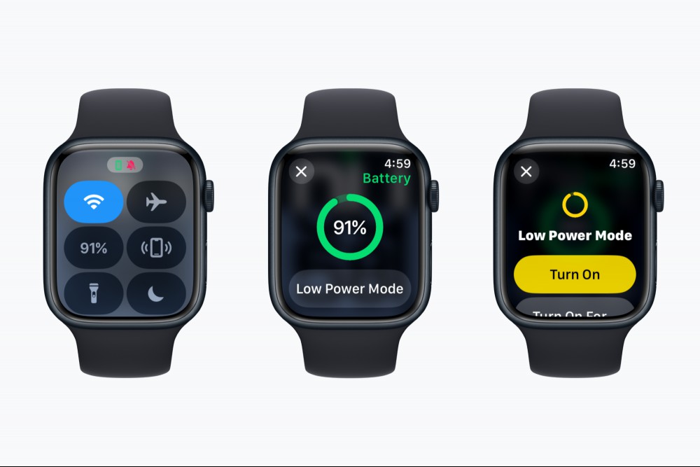 Enable Low Power Mode on Apple Watch.