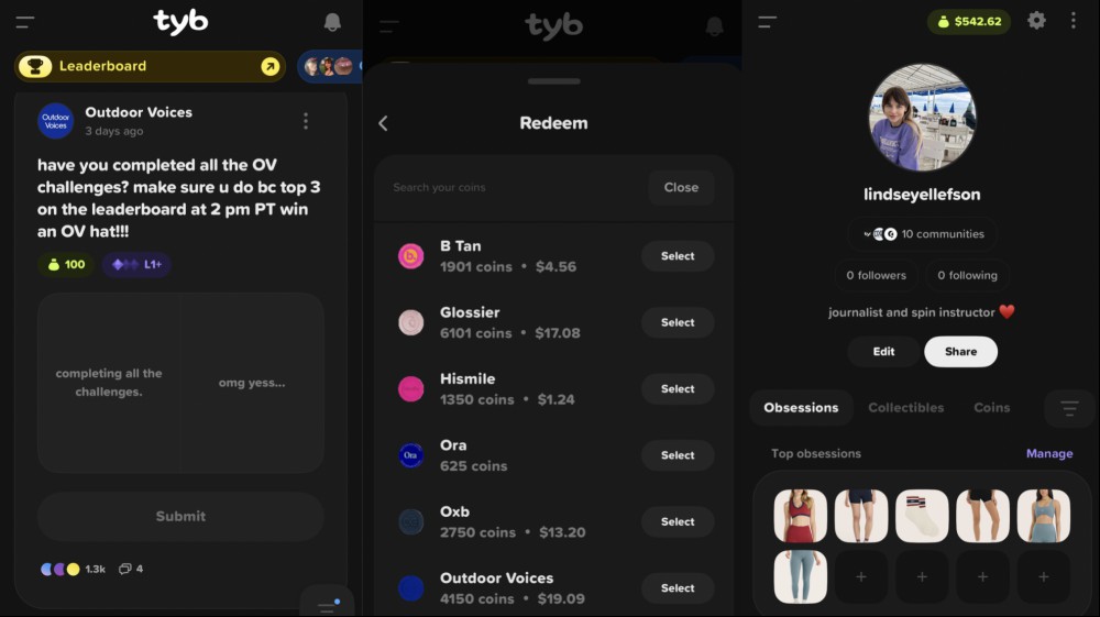 TYB in iOS