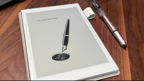 The Supernote Screensaver with the tagline "For Those Who Write"