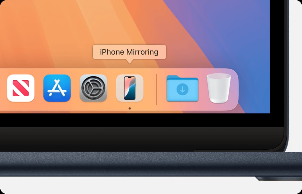 iPhone Mirroring app