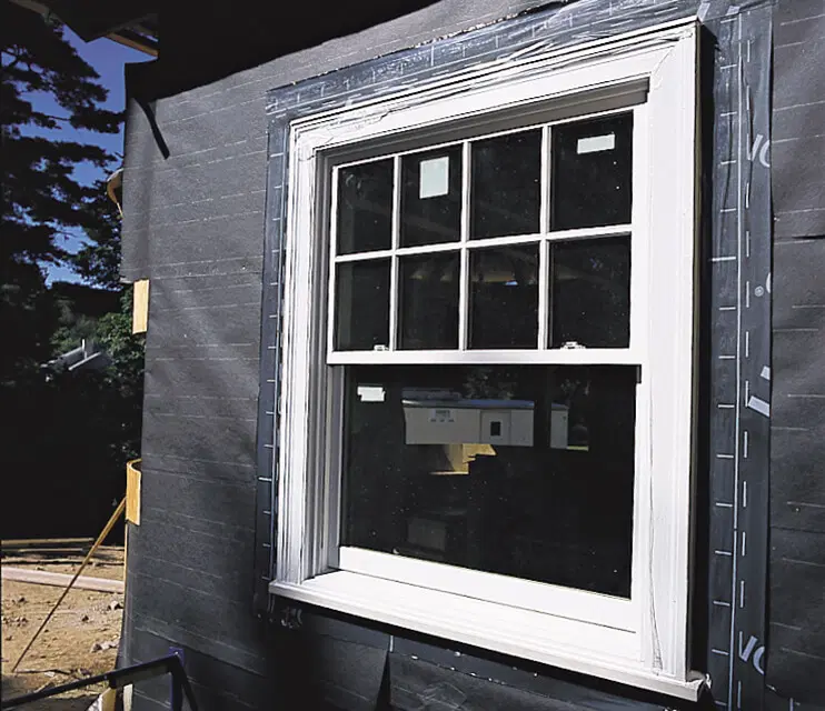 a finished window installation
