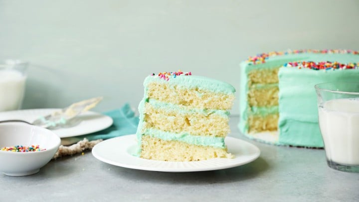 Magnolia Bakery's Vanilla Birthday Cake and Frosting