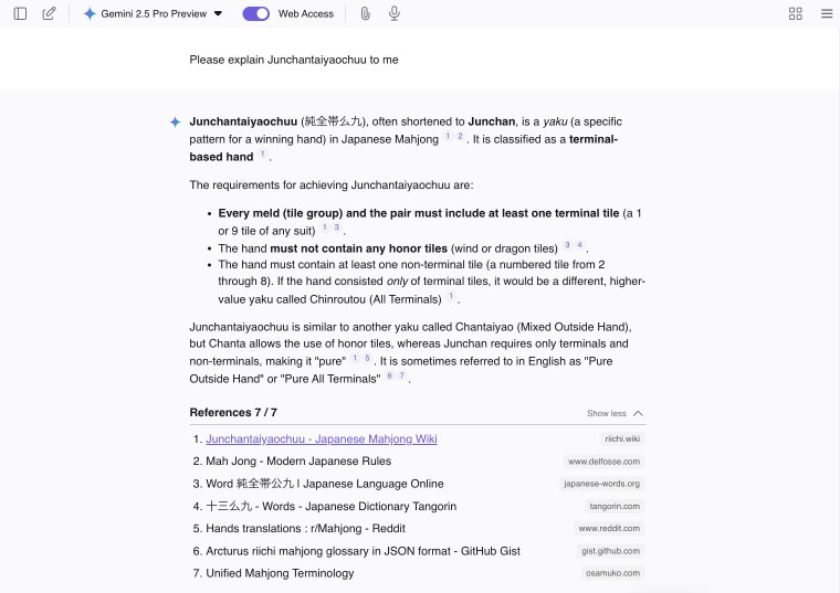 Kagi search Assistant feature.