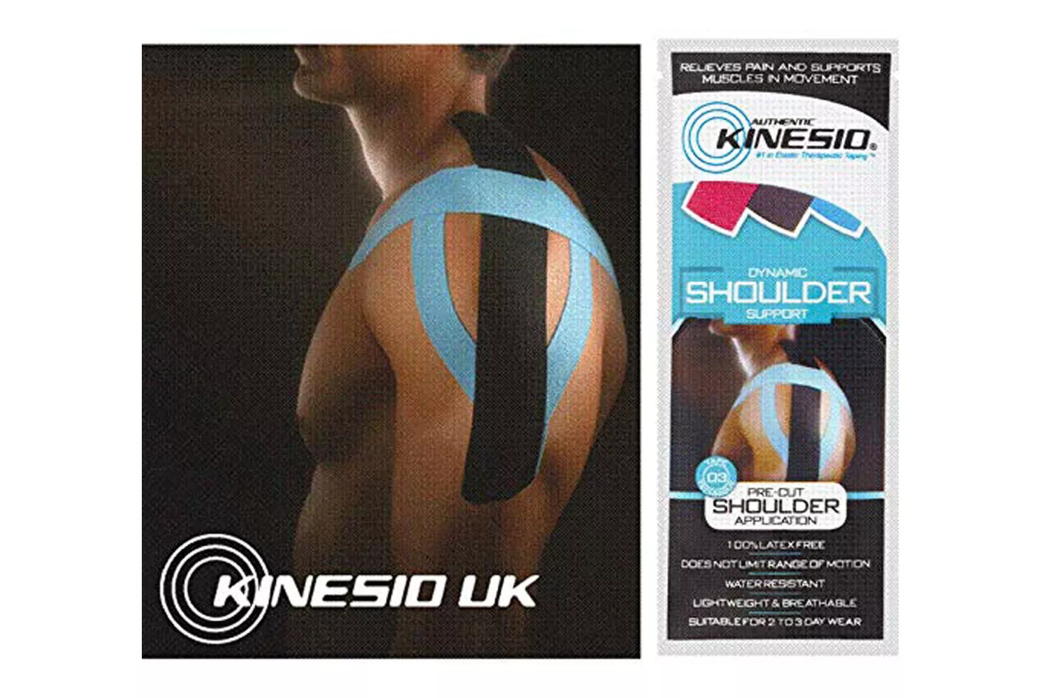 Kinesio Pre-Cut Application Shoulder Tape